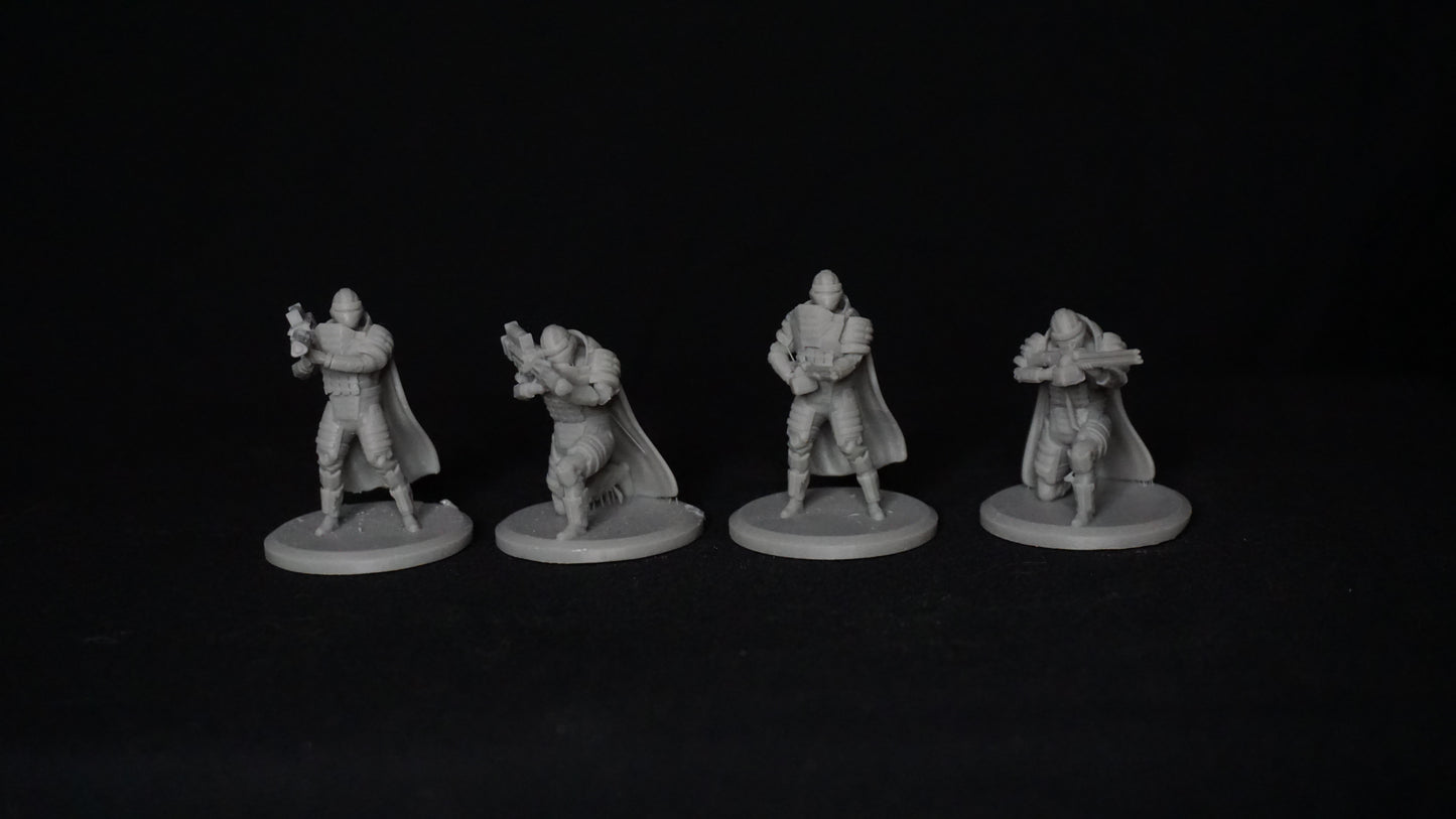 Helldivers Heavy Weapons Trooper Miniatures