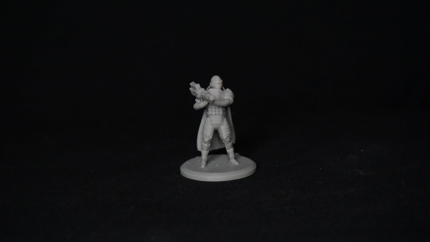 Helldivers Heavy Weapons Trooper Miniatures