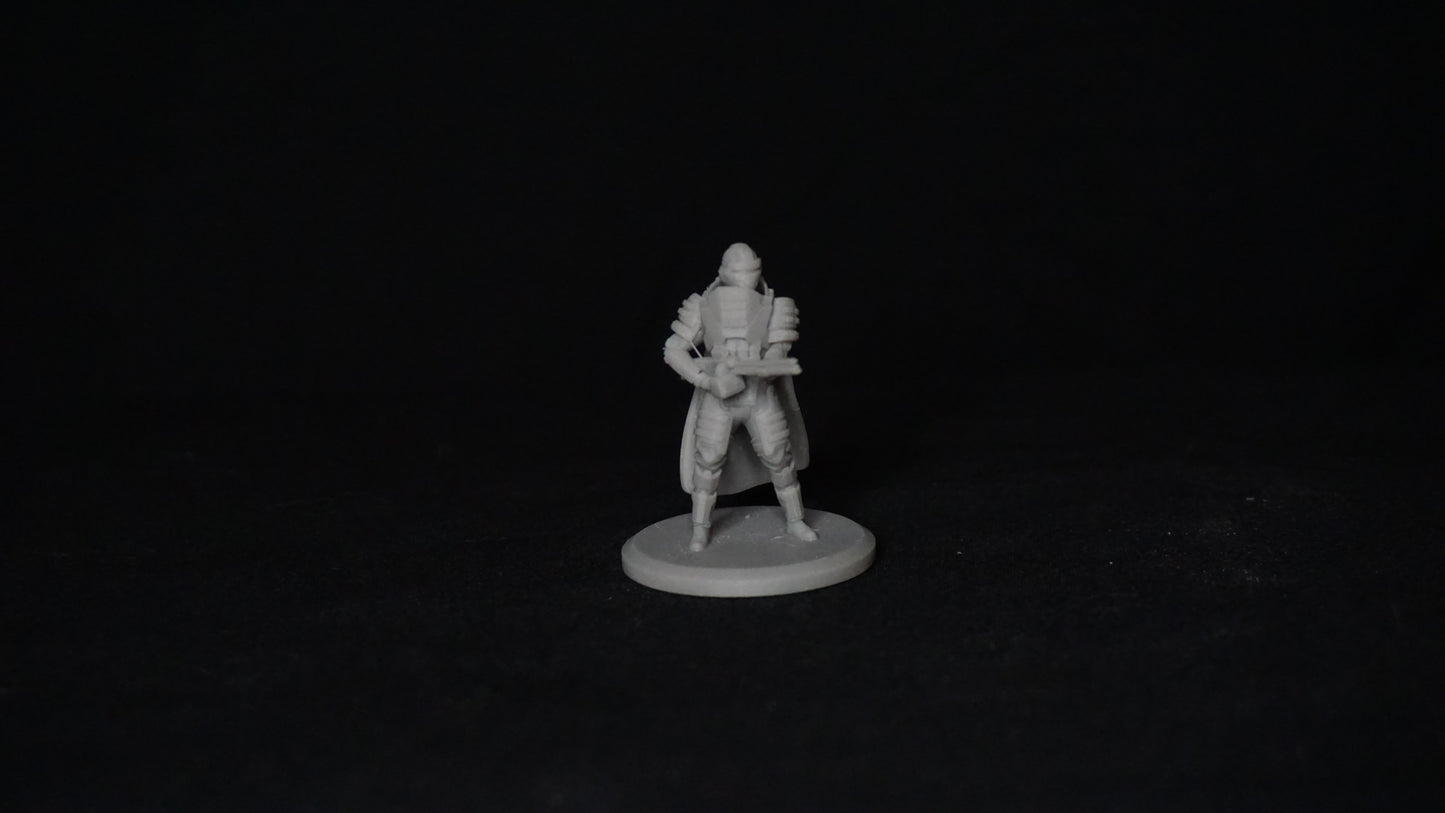 Helldivers Heavy Weapons Trooper Miniatures