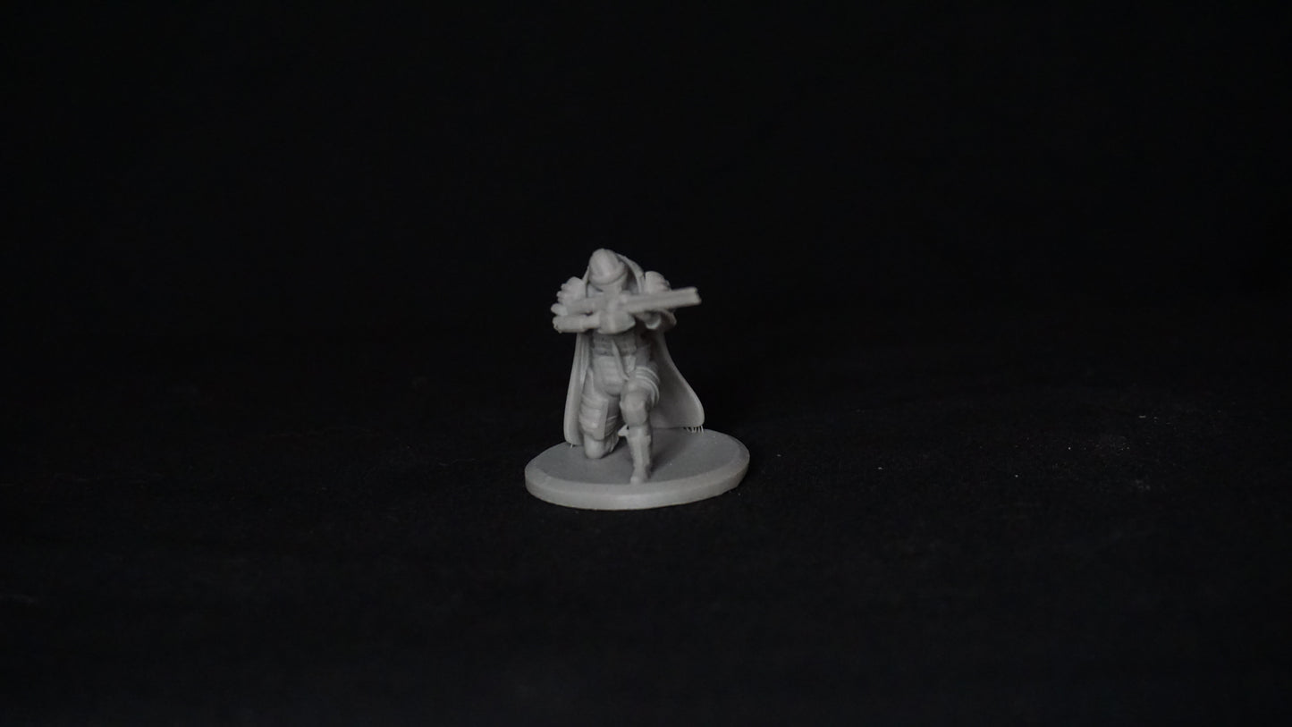 Helldivers Heavy Weapons Trooper Miniatures