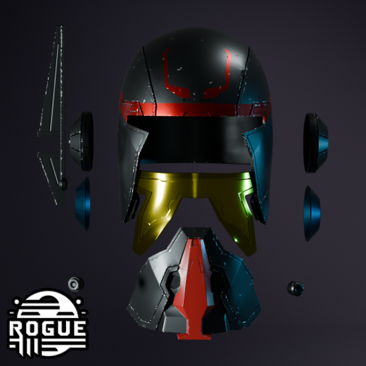 Shae Vizla Mandalorian Helmet STL File