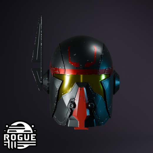 Shae Vizla Mandalorian Helmet STL File