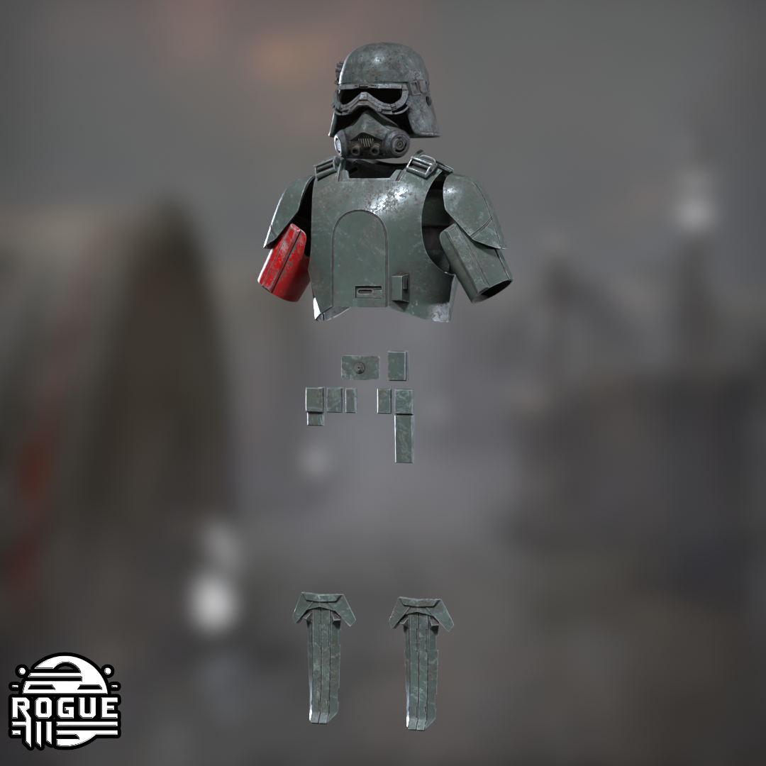 Imperial Army Mud Trooper Armor Set STL