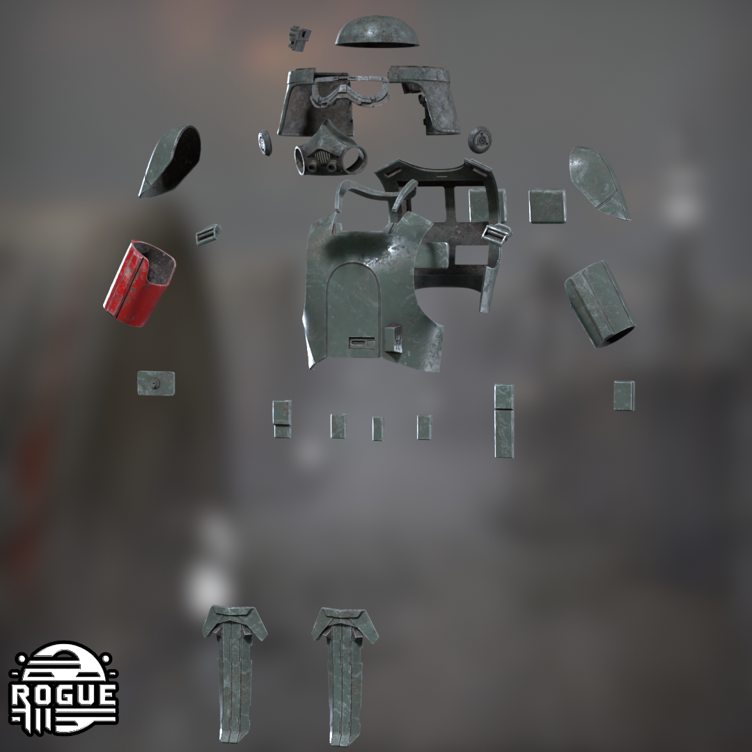 Imperial Army Mud Trooper Armor Set STL