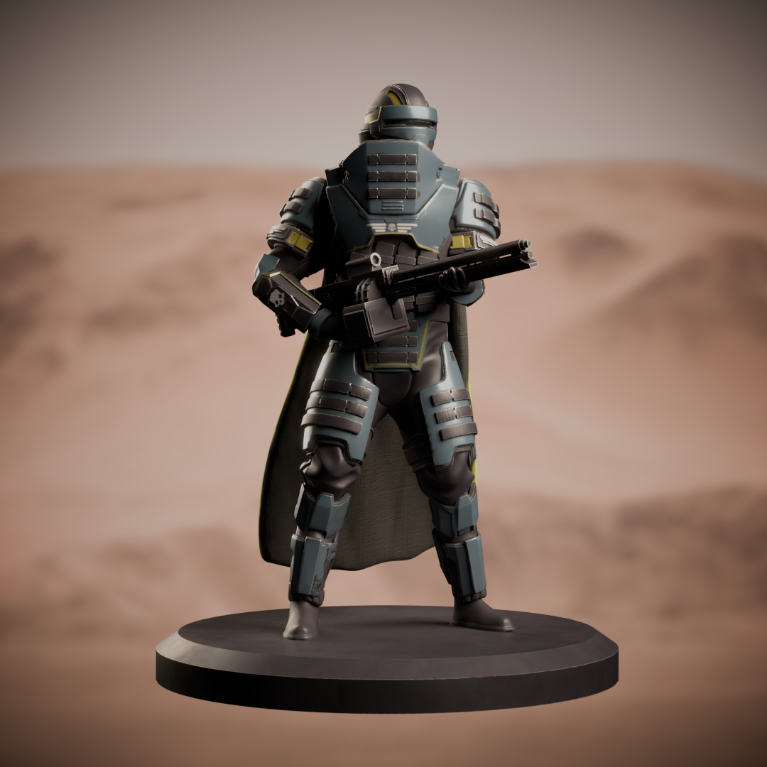 Helldivers Heavy Weapons Devastator Miniatures Digital STL File