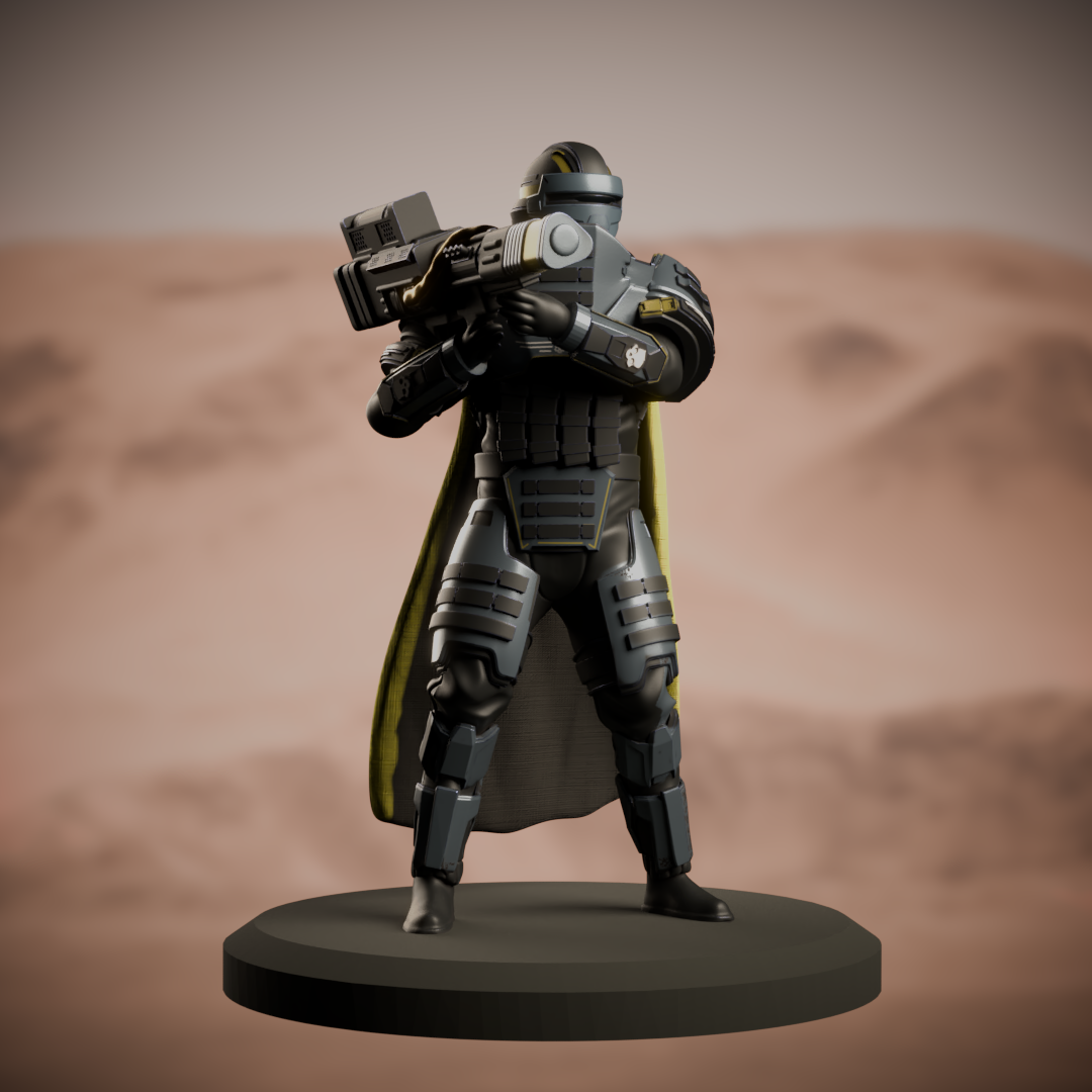 Helldivers Heavy Weapons Devastator Miniatures Digital STL File