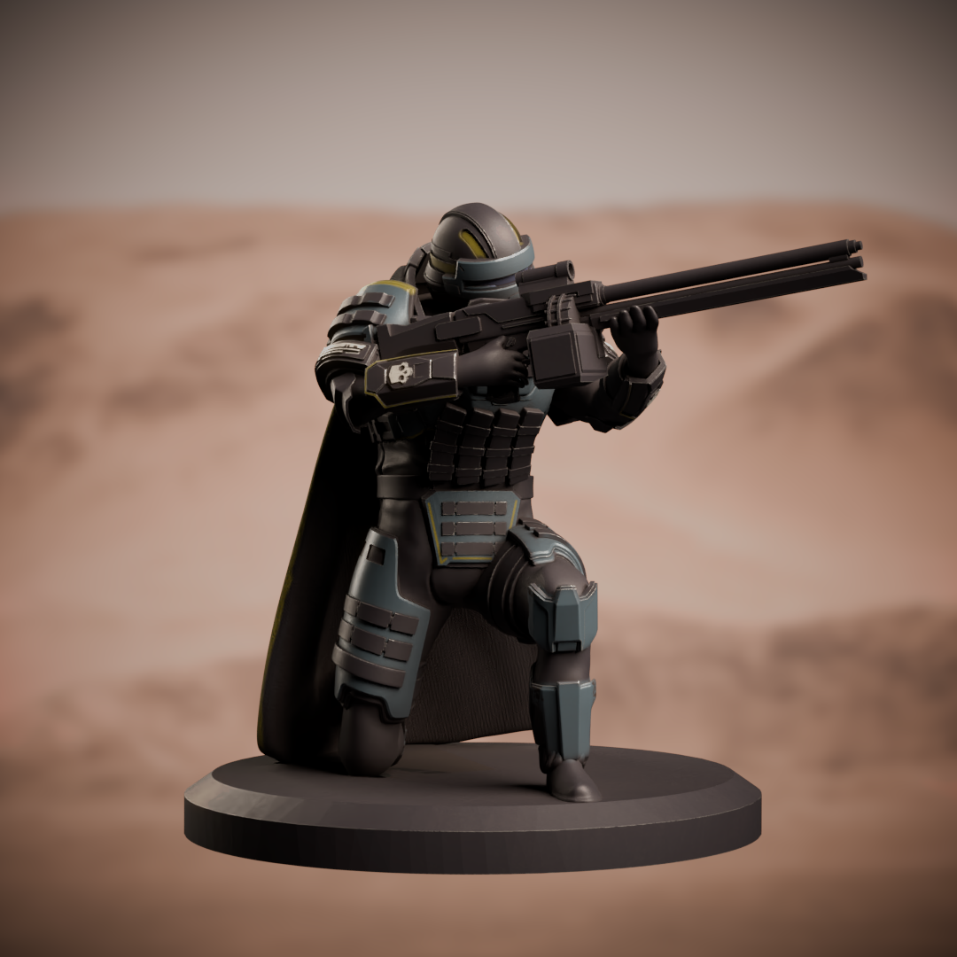 Helldivers Heavy Weapons Devastator Miniatures Digital STL File
