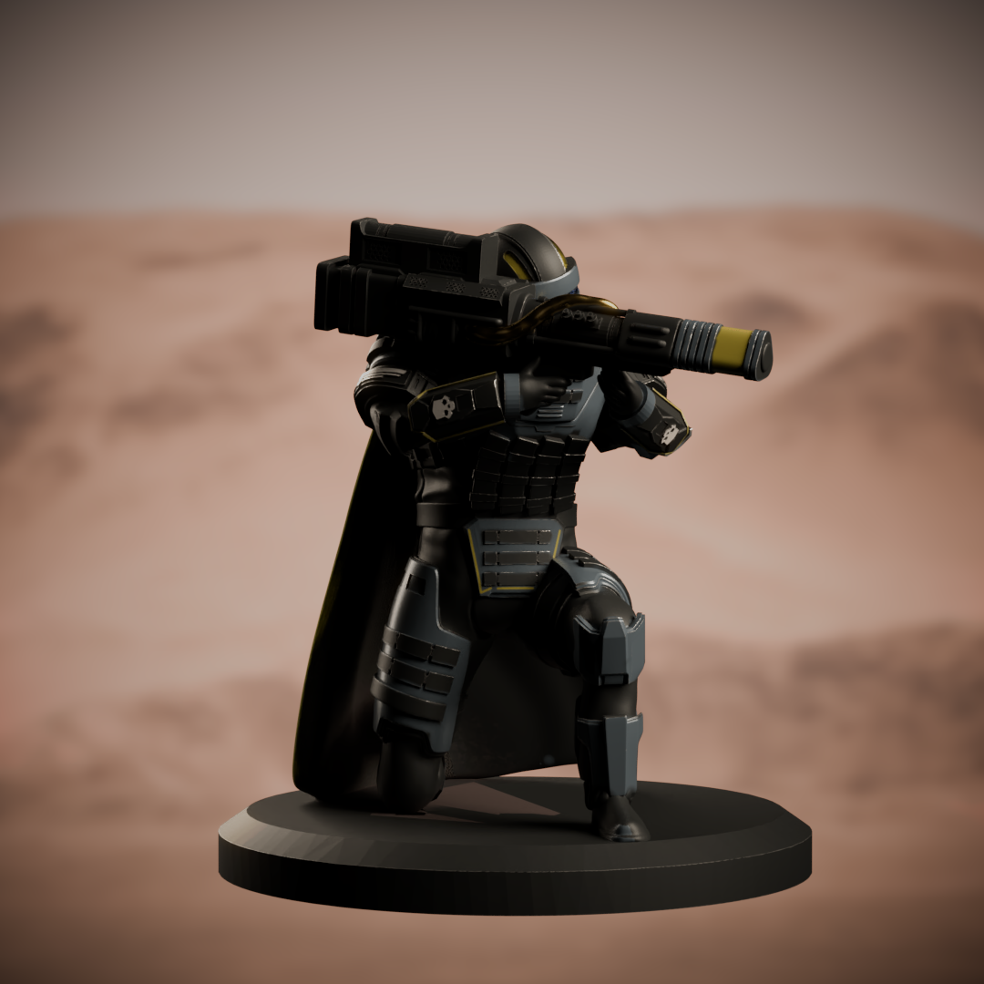 Helldivers Heavy Weapons Devastator Miniatures Digital STL File
