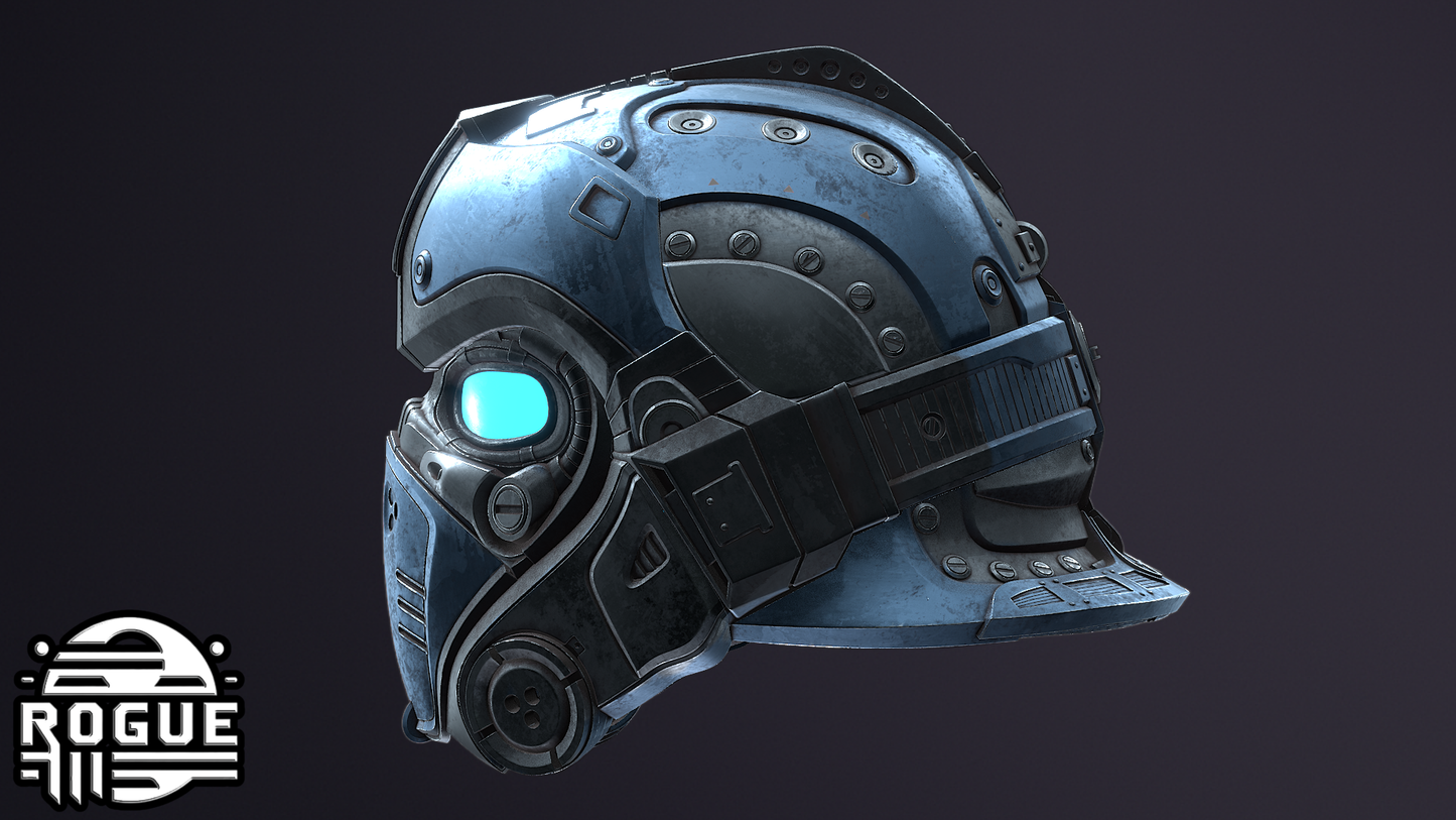 Clayton Carmine Gears Of War Helmet STL File