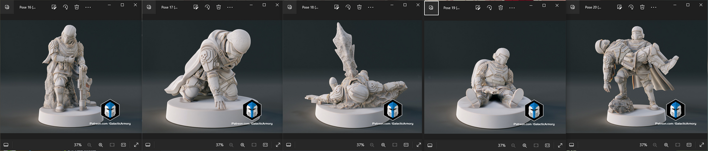 Helldivers Table Top Minitures