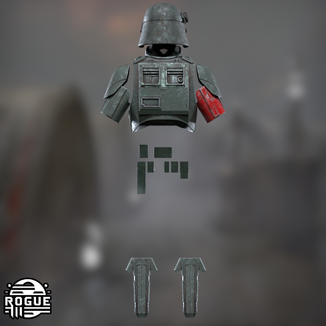 Imperial Army Mud Trooper Armor Set STL