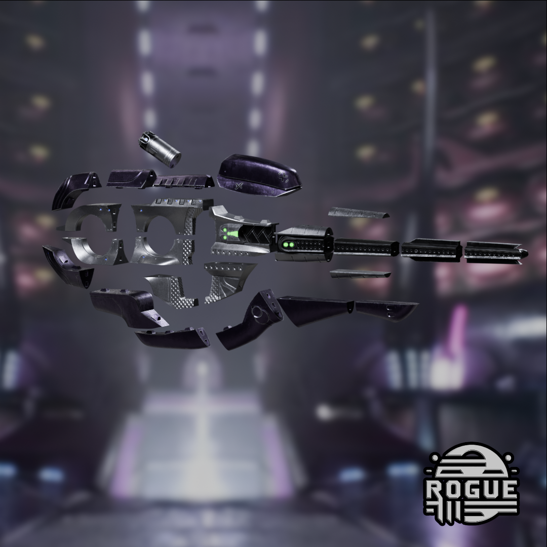 Halo 3 Covenant Carbine STL File