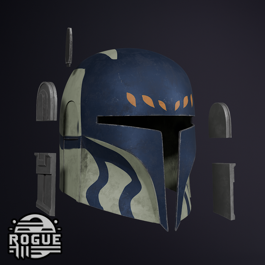 Cly Kullervo Mandalorian Helmet STL File