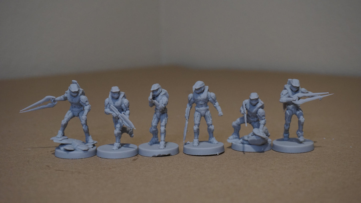 Halo Master Chief Spartan Tabletop Miniatures