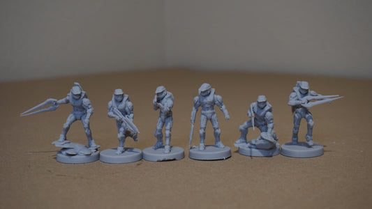 Halo Master Chief Spartan Tabletop Miniatures