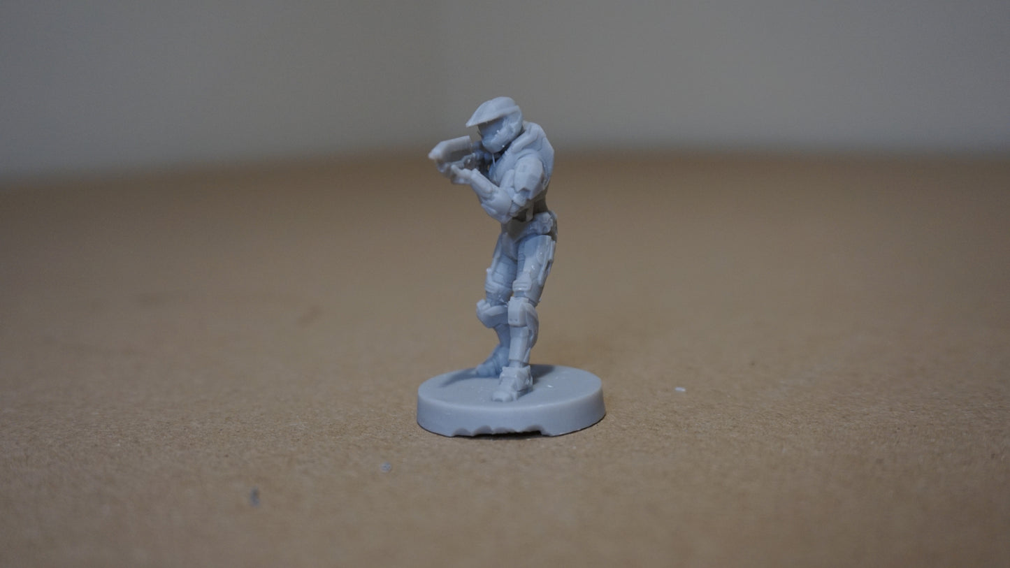 Halo Master Chief Spartan Tabletop Miniatures