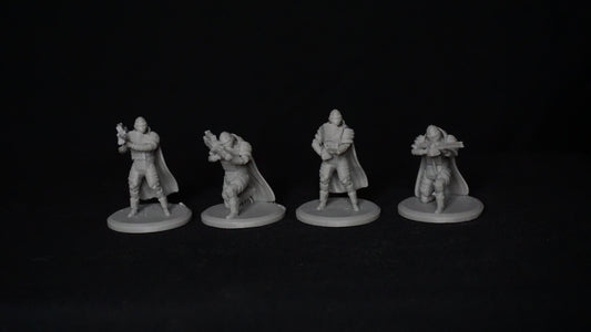 Helldivers Heavy Weapons Trooper Miniatures