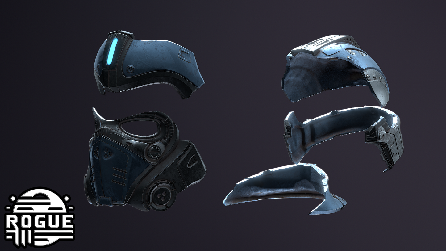 Clayton Carmine Gears Of War Helmet STL File