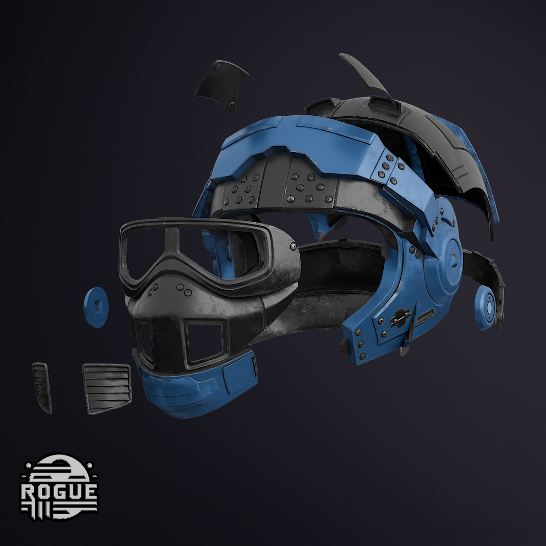 Benjamin Carmine Gears Of War Helmet STL File