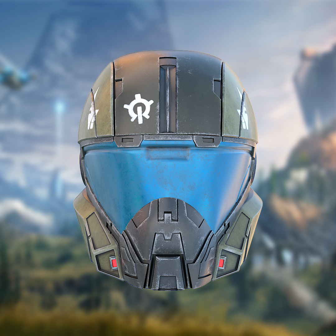 Halo 3 Marine Pilot Helmet STL File