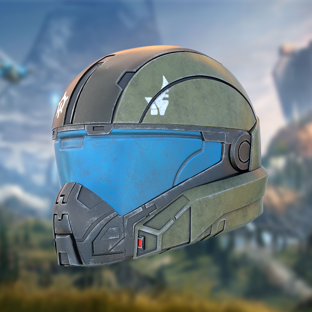 Halo 3 Marine Pilot Helmet STL File