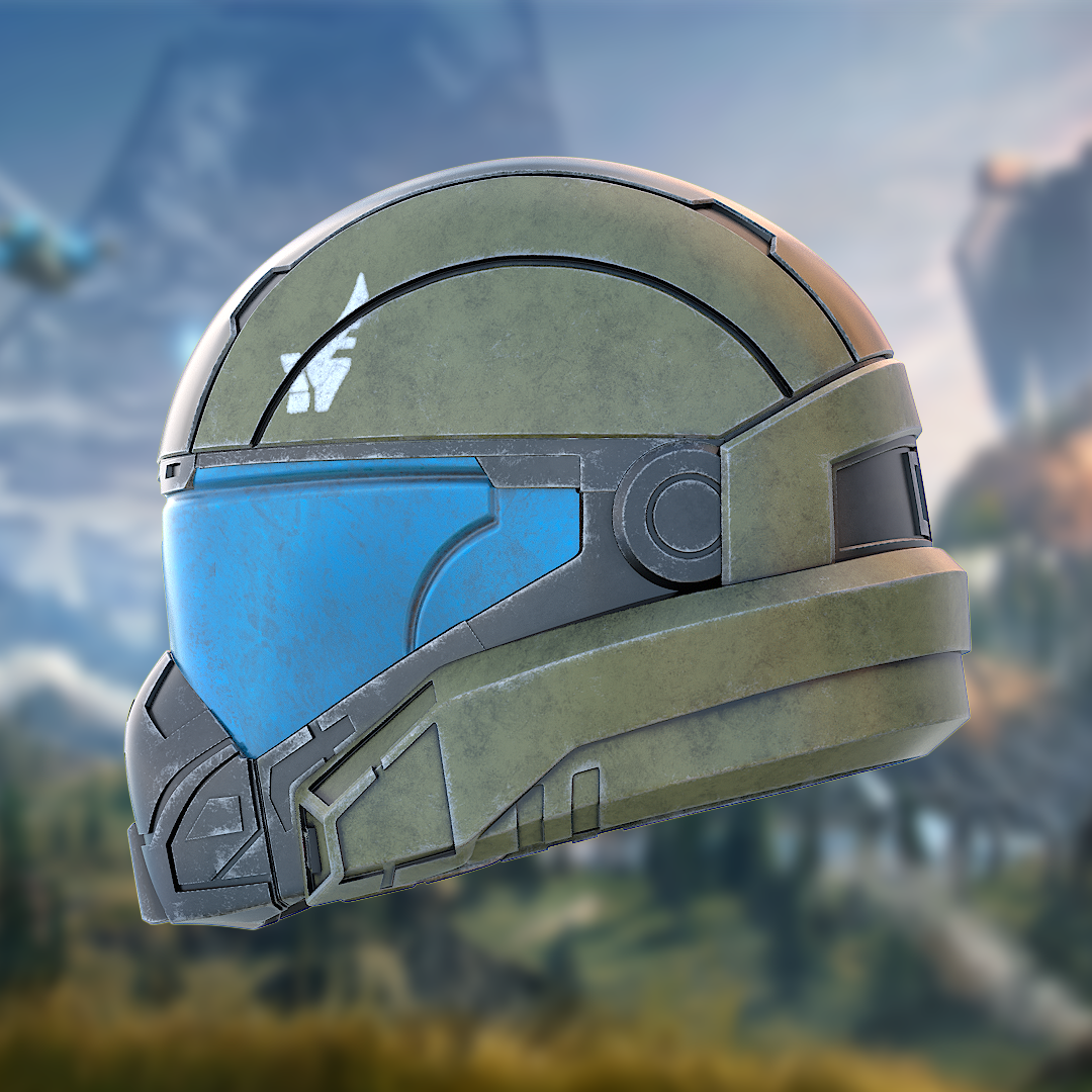 Halo 3 Marine Pilot Helmet STL File