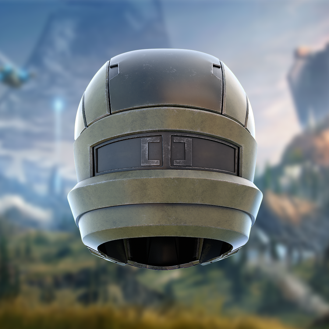 Halo 3 Marine Pilot Helmet STL File