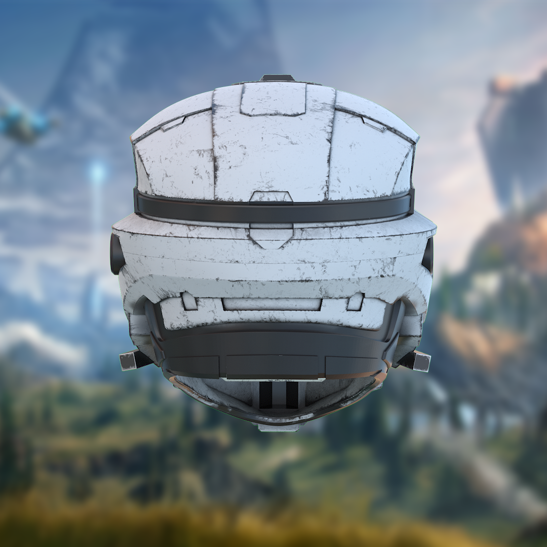 Halo Reach Operator Helmet STL File