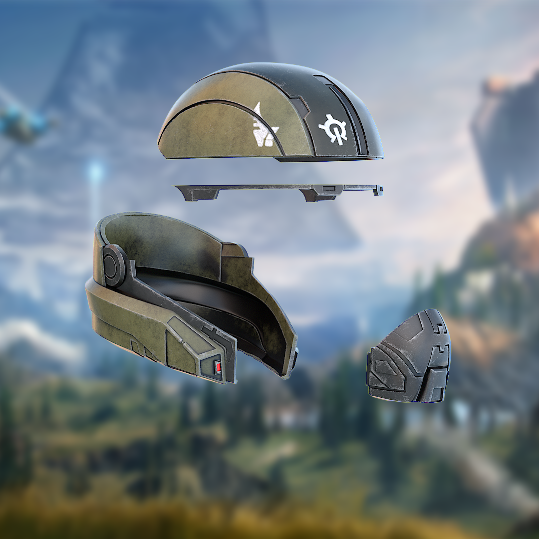 Halo 3 Marine Pilot Helmet STL File