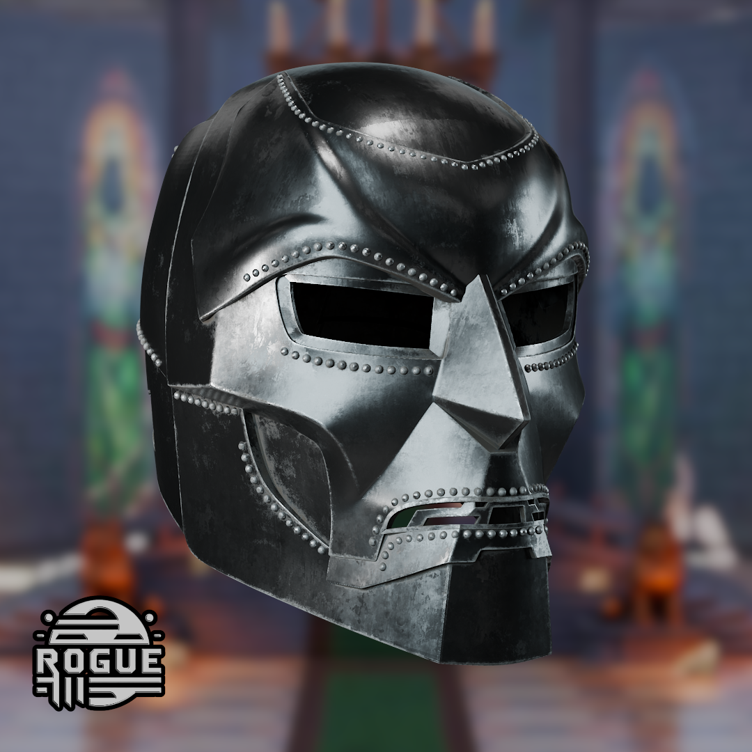 Dr Doom RDJ Helmet STL File